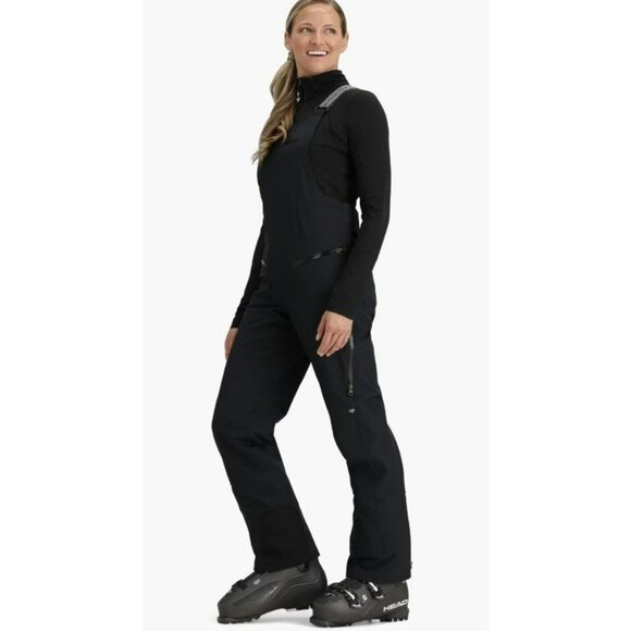 Obermeyer Bliss Bib Ski Pants Black Snow Overalls Sz 6 NWT - Picture 1 of 9